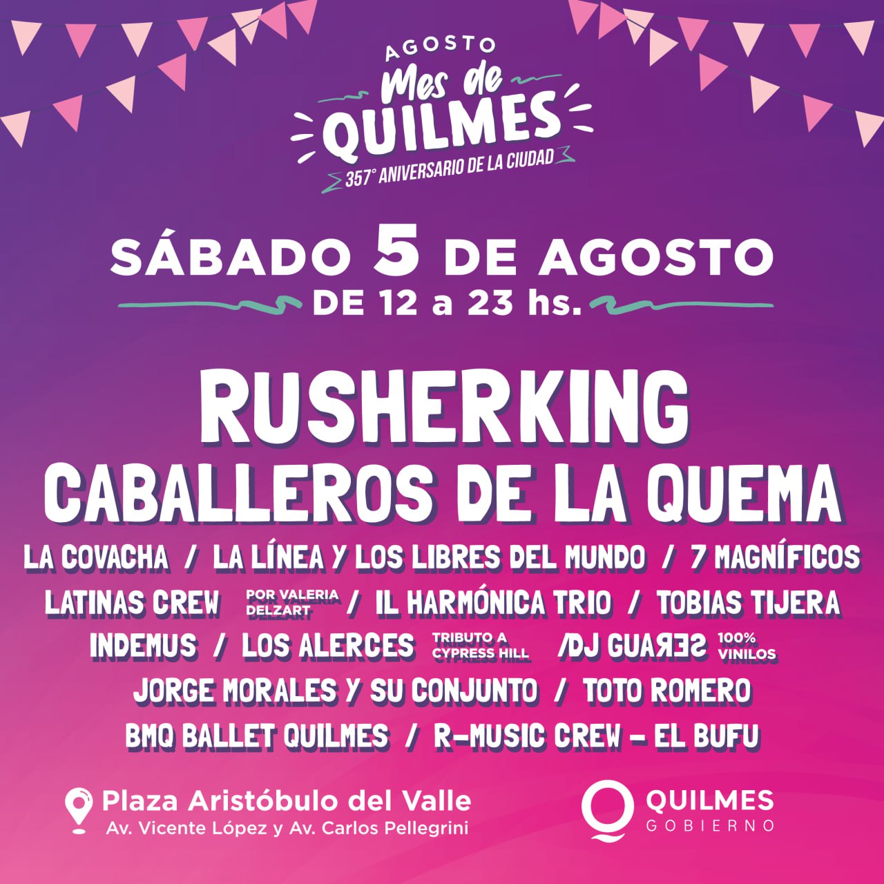  SE VIENE EL FESTIVAL “MES DE QUILMES” CON LA PRESENCIA DE KAPANGA 
