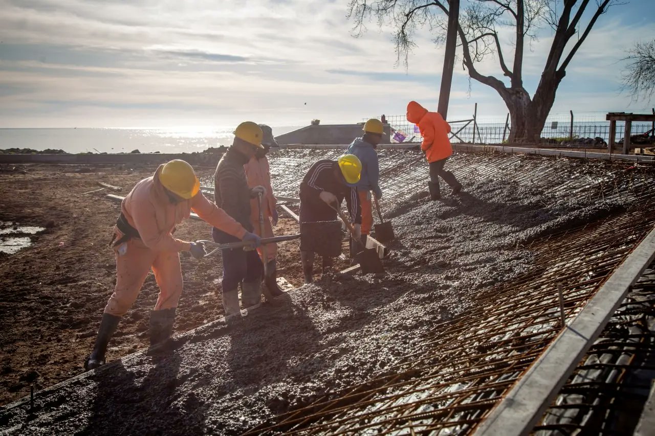 AVANZAN LAS OBRAS DEL NUEVO PARQUE DE LA RIBERA DE QUILMES