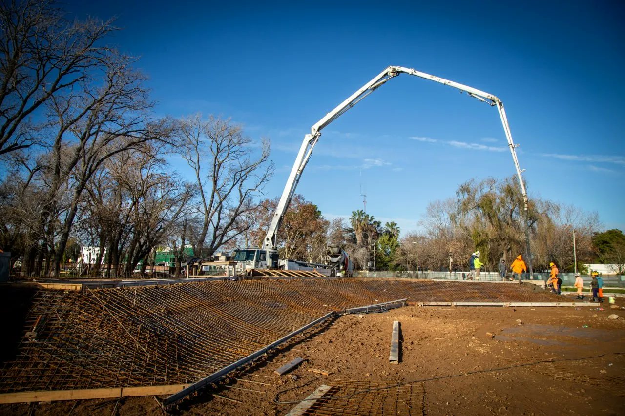 AVANZAN LAS OBRAS DEL NUEVO PARQUE DE LA RIBERA DE QUILMES
