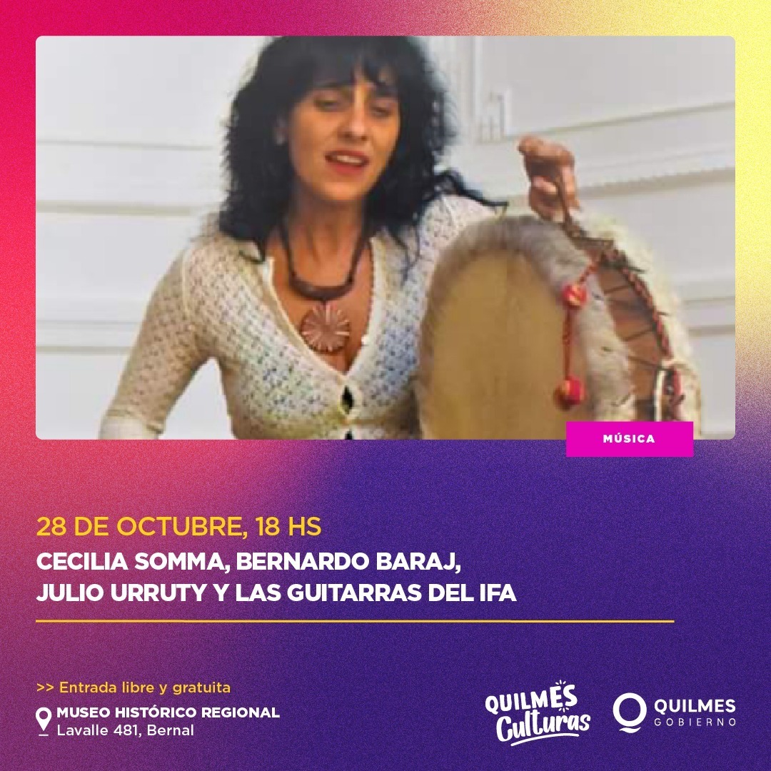 AGENDA SEMANAL DE ESPECTÁCULOS EN LOS ESPACIOS CULTURALES QUILMEÑOS
