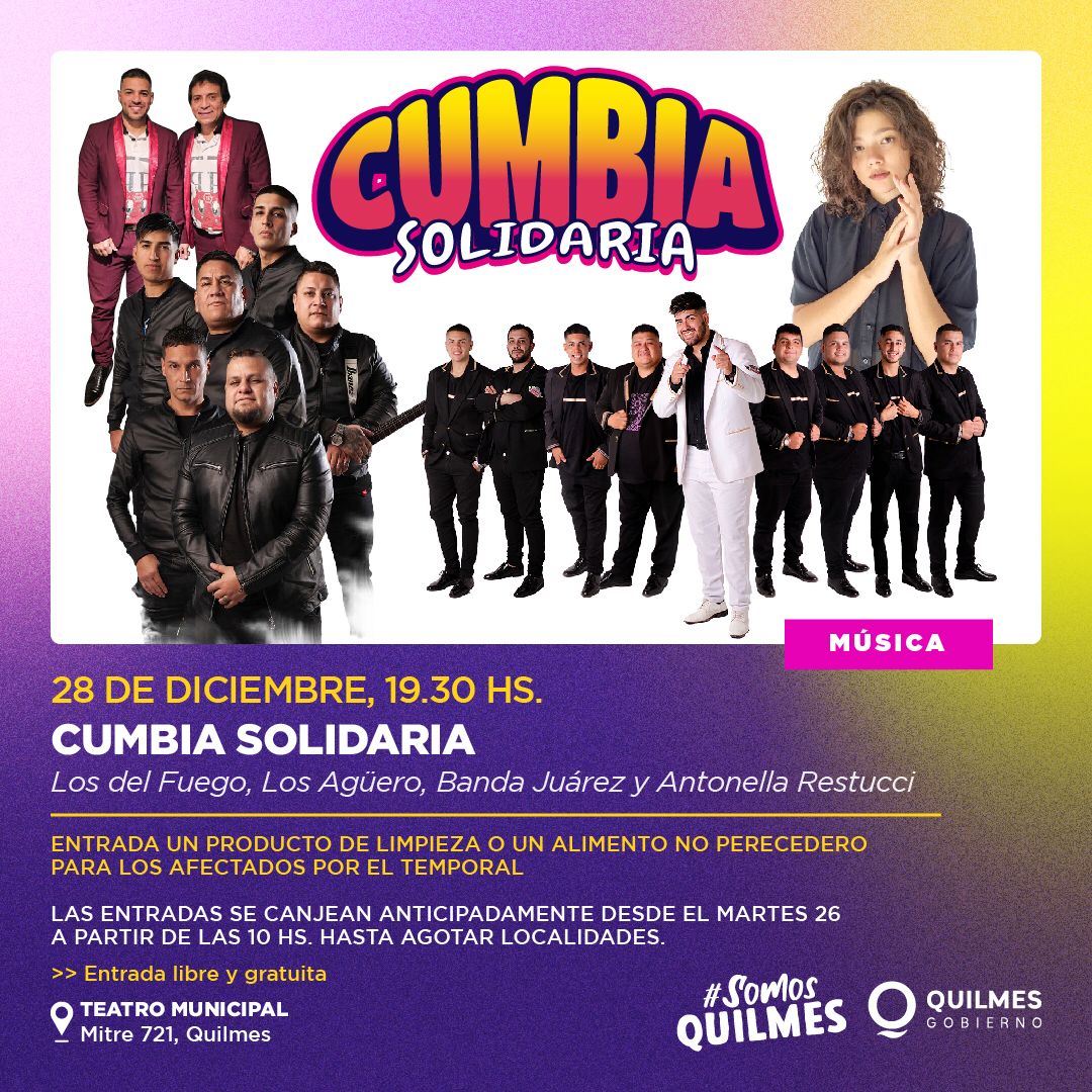 EVENTO SOLIDARIO EN EL TEATRO MUNICIPAL CON GRANDES ARTISTAS