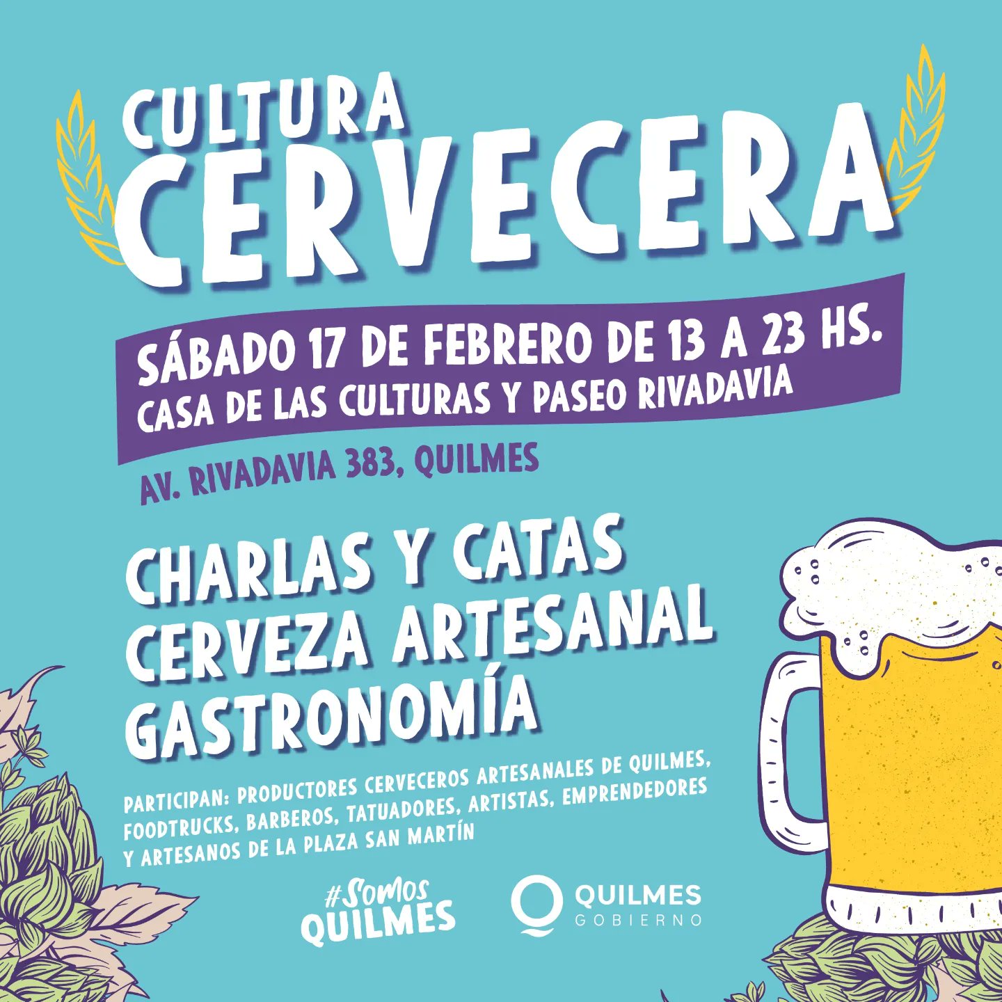 CHARLA, CATA DE CERVEZA ARTESANAL Y FERIA GASTRONÓMICA