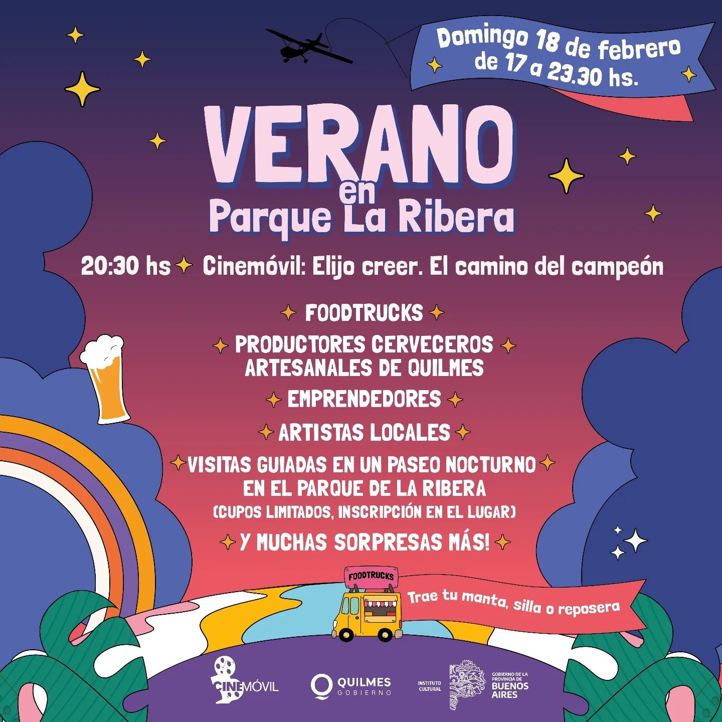 ESTE DOMINGO VENÍ A DISFRUTAR DEL VERANO EN EL PARQUE LA RIBERA