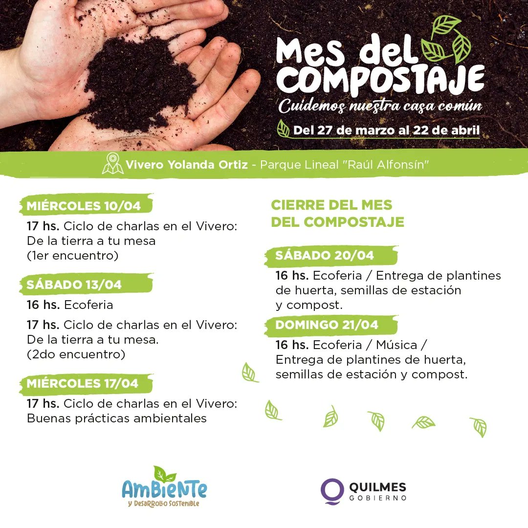DISTINTAS ACTIVIDADES POR EL MES DEL COMPOSTAJE EN EL VIVERO YOLANDA ORTIZ