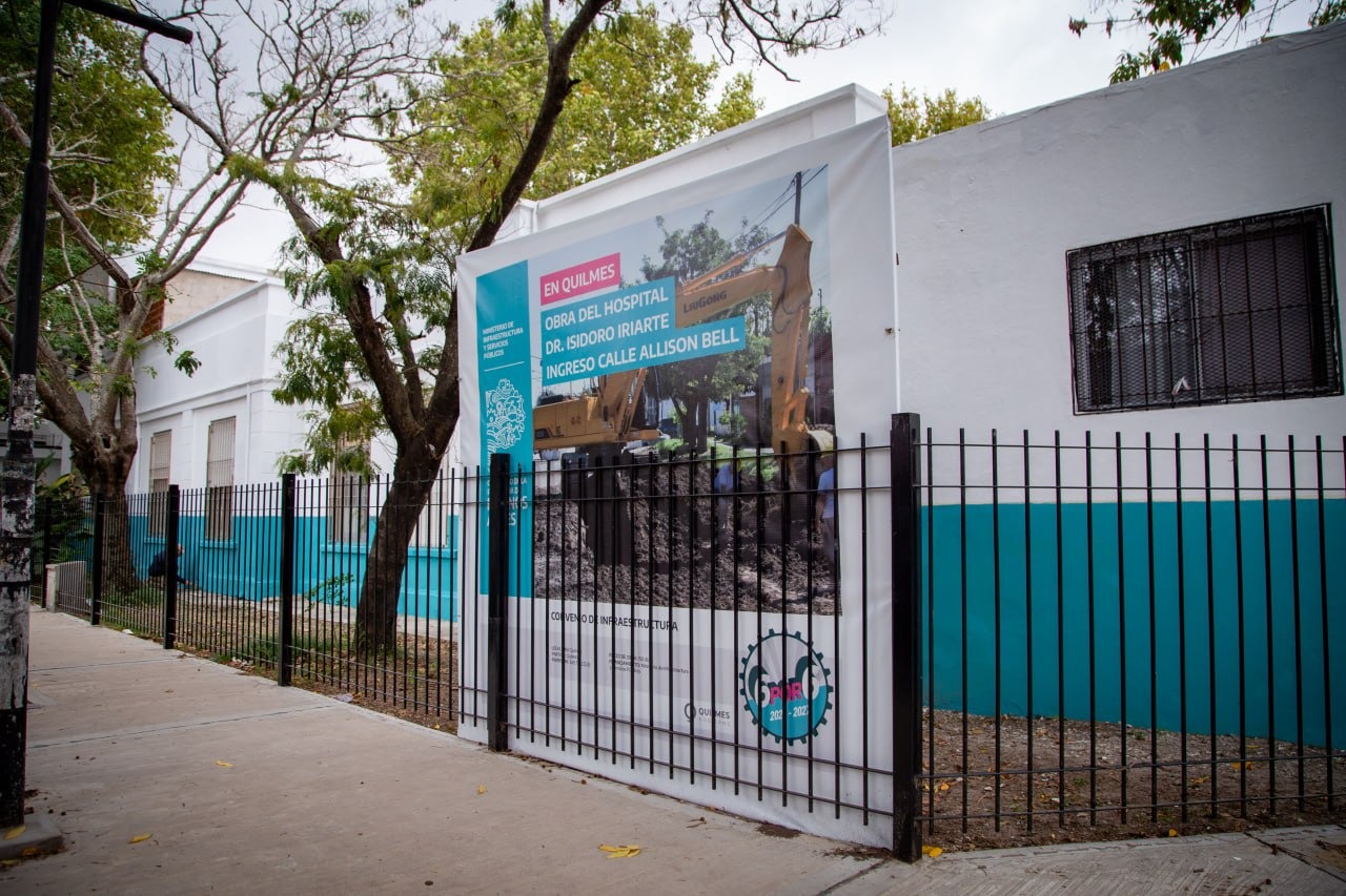 AVANZAN LAS OBRAS DE REFACCIÓN INTEGRAL EN EL HOSPITAL ISIDORO IRIARTE