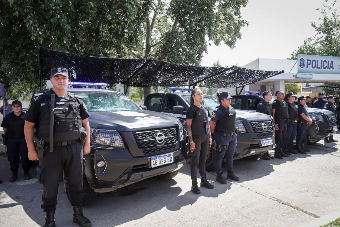 FUNCIONARIOS VISITARON LA NUEVA BASE OPERATIVA DE LA SUBESTACIÓN DE POLICIA