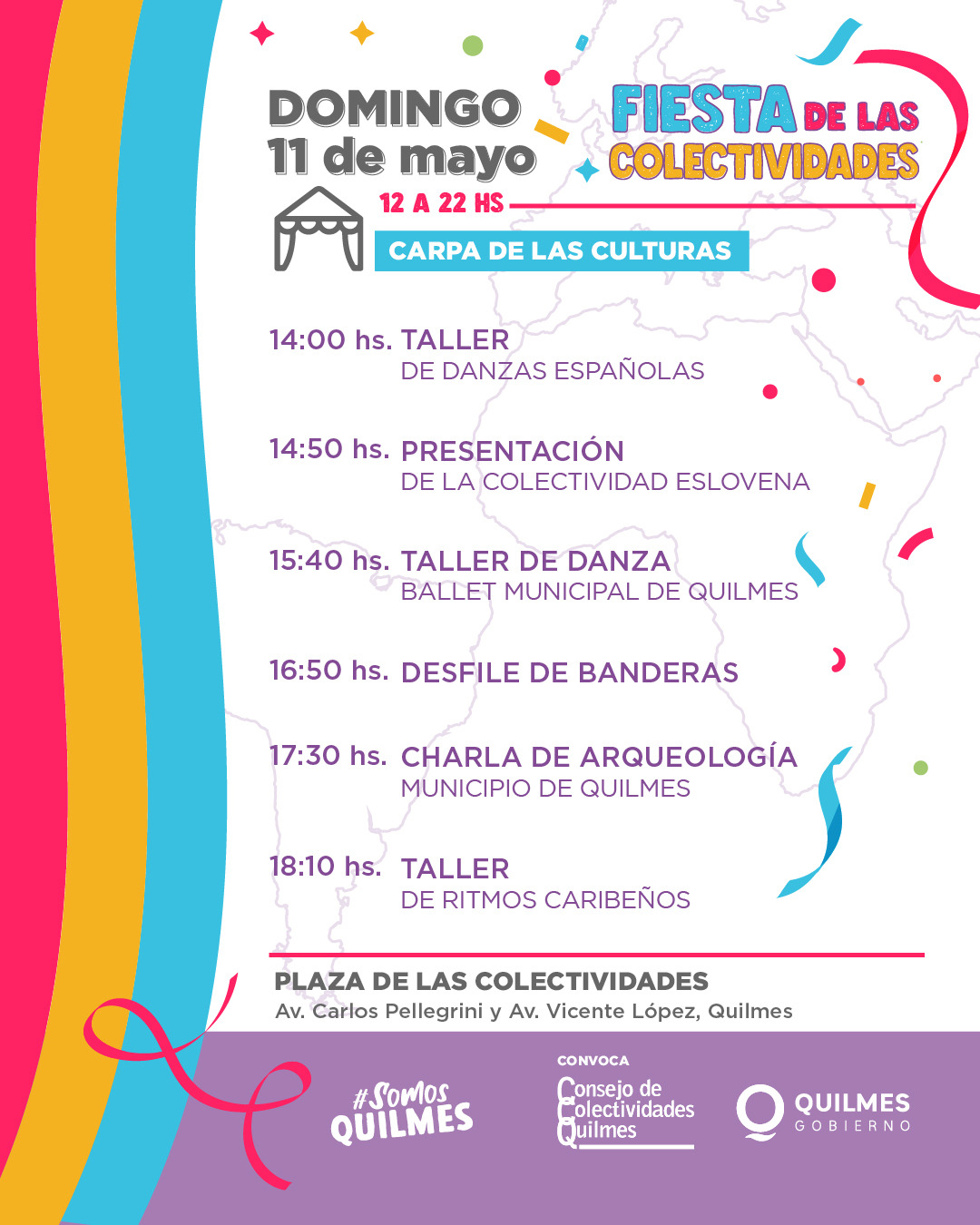  TODO LISTO PARA LA FIESTA DE LAS COLECTIVIDADES ESTE FIN DE SEMANA 