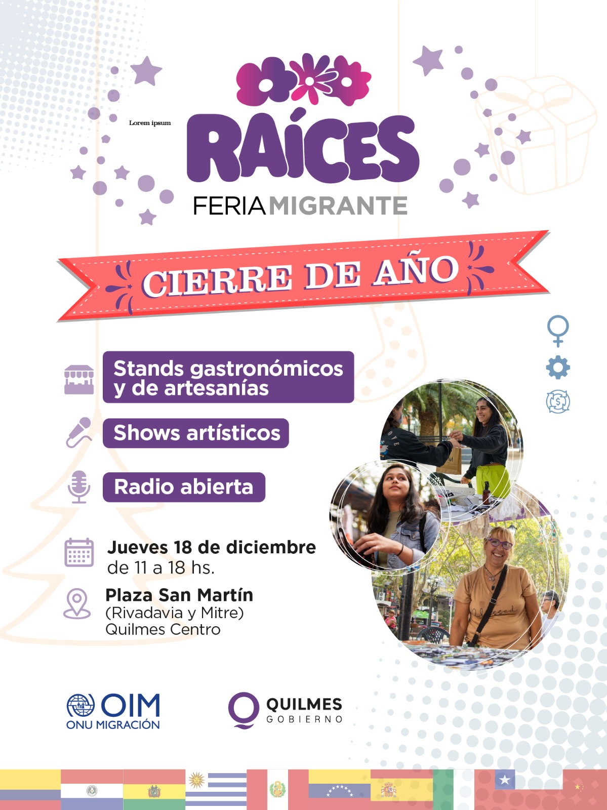  QUILMES RECONOCE EL DÍA INTERNACIONAL DE LAS PERSONAS MIGRANTES