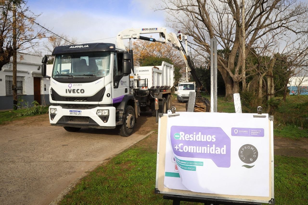  NUEVO OPERATIVO DEL PROGRAMA “-RESIDUOS +COMUNIDAD” EN QUILMES OESTE