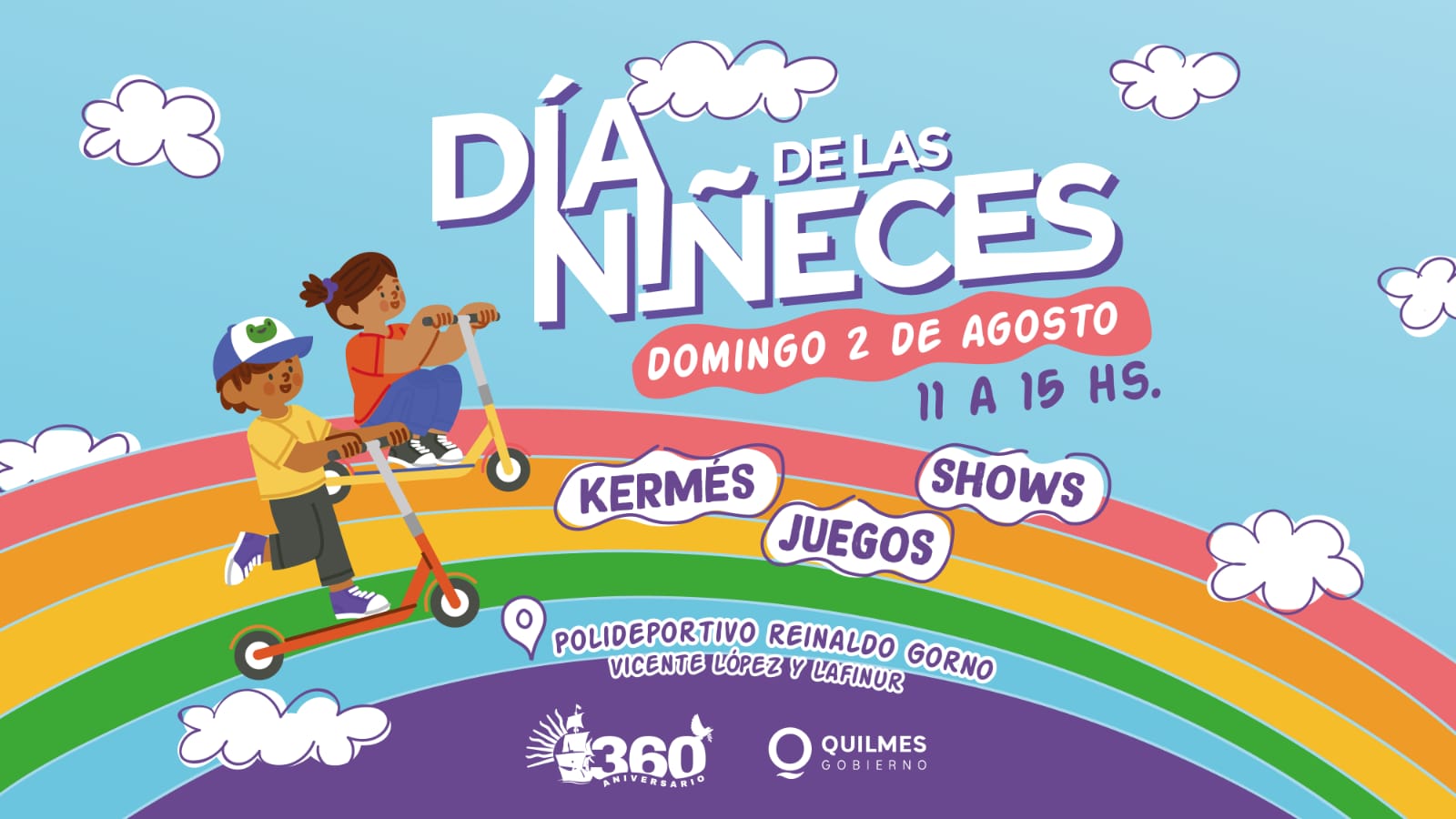 SE VIENE EL FESTIVAL DE LAS NIÑECES ESTE DOMINGO 2 DE AGOSTO 